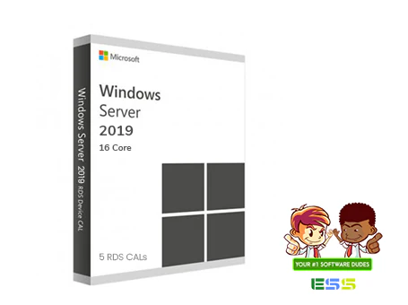 Microsoft Windows Server 2019 Standard | 16 Core + 5 RDS CALs | Instant License | - Image 2