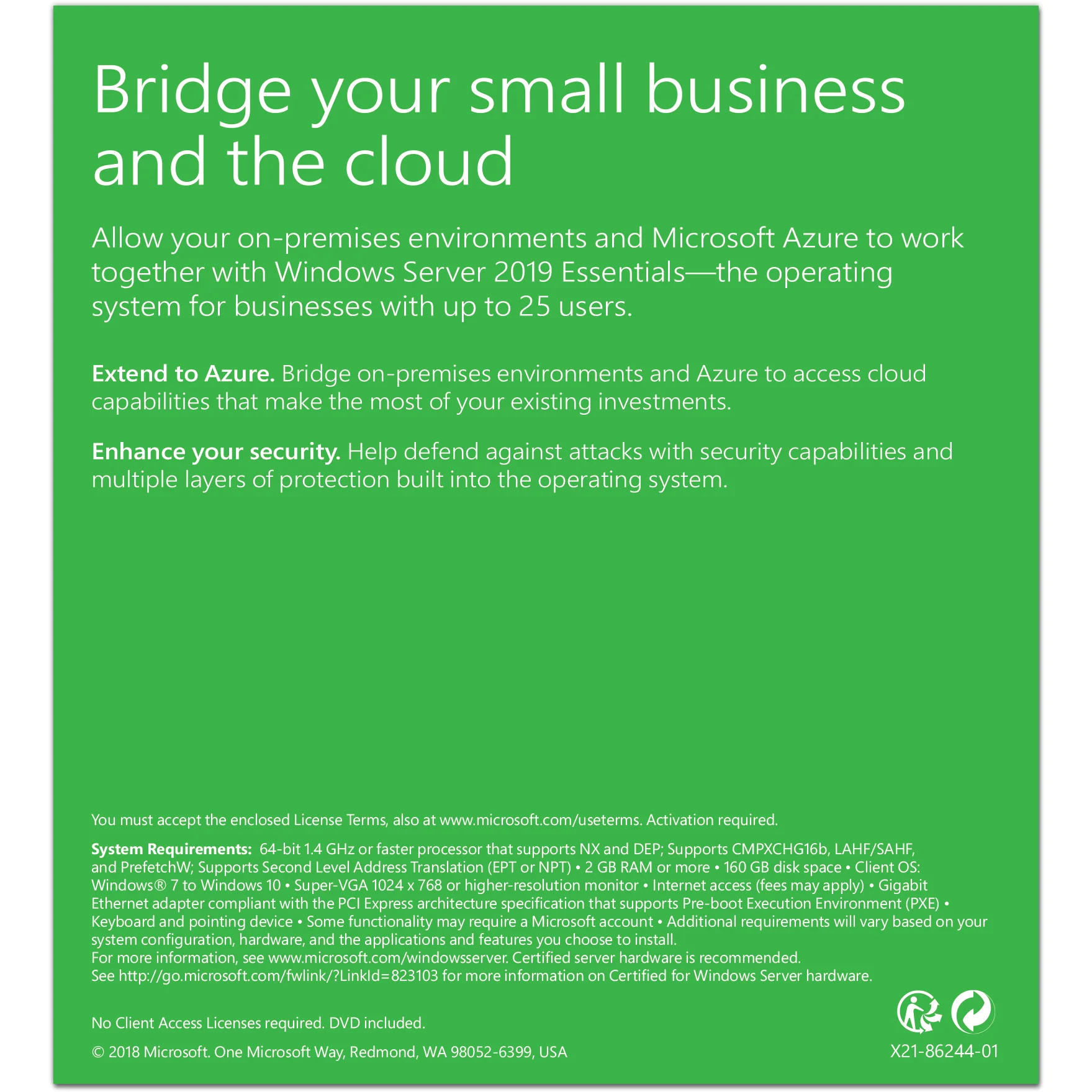 Microsoft Windows Server 2019 Essentials 64-bit | 1 Server (1-2 CPU) | Instant Download | 25 users | - Image 3